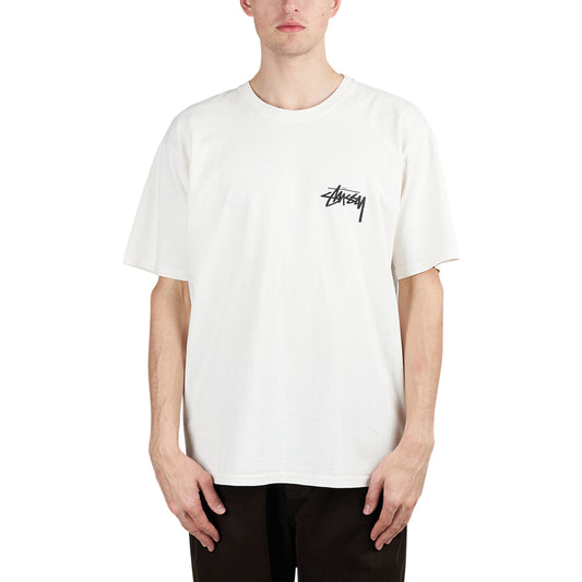 Stüssy How We'Re Livin' Pigment Dyed Tee (Weiß / Schwarz)  - Allike Store