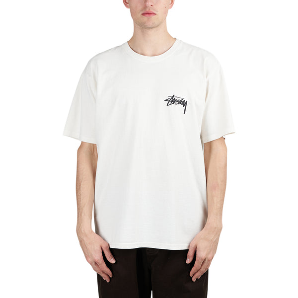 Stüssy How We'Re Livin' Pigment Dyed Tee (Weiß / Schwarz