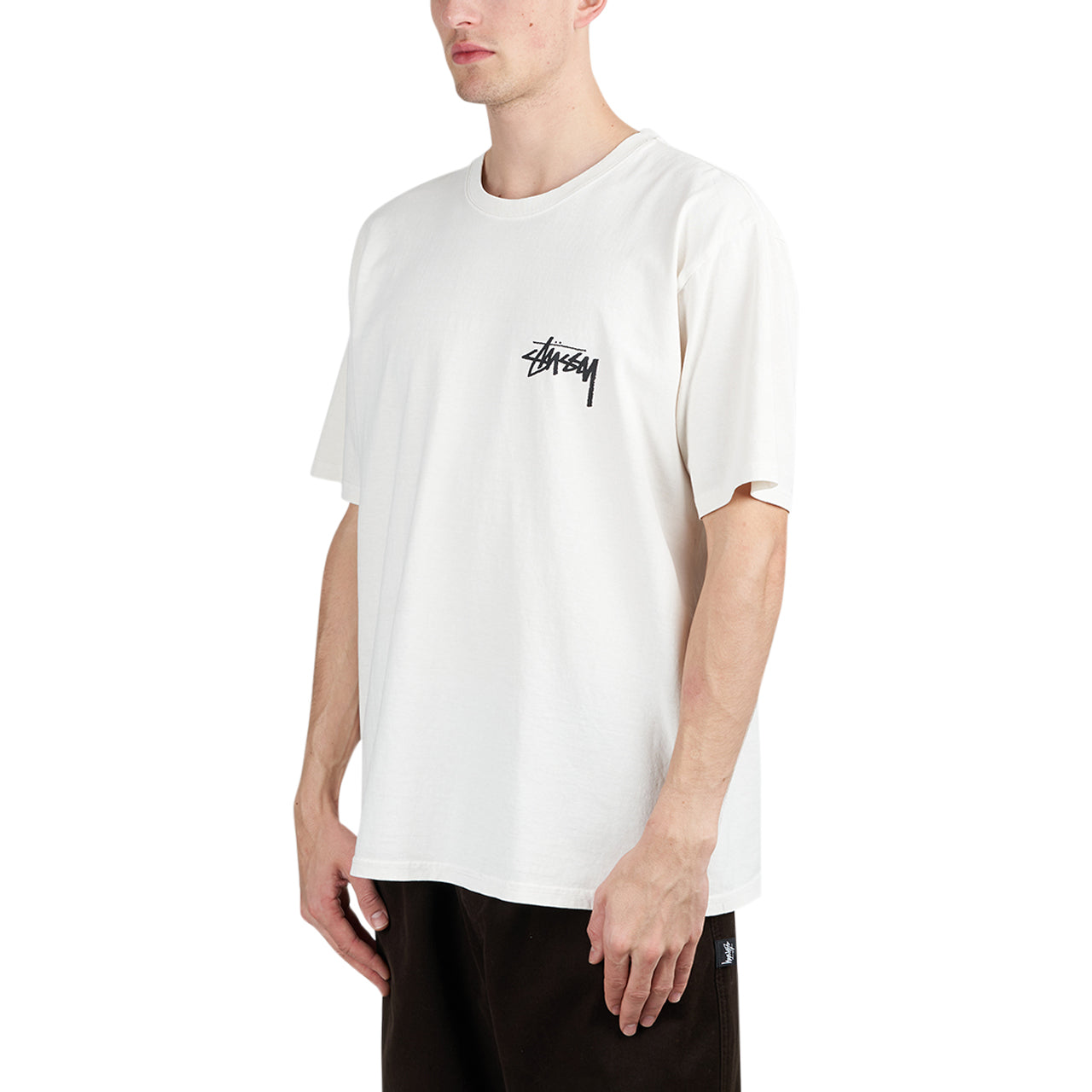 Stüssy How We'Re Livin' Pigment Dyed Tee (Weiß / Schwarz)  - Allike Store