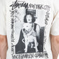 Stüssy How We'Re Livin' Pigment Dyed Tee (Weiß / Schwarz)  - Allike Store