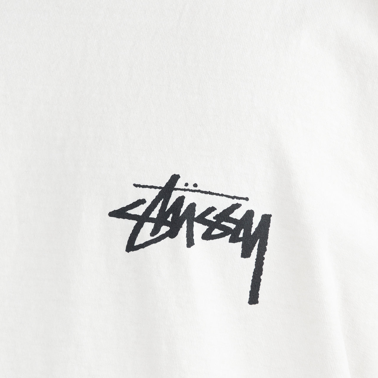 Stüssy How We'Re Livin' Pigment Dyed Tee (Weiß / Schwarz)  - Allike Store