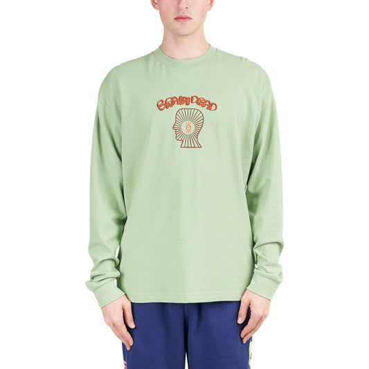 Brain Dead Oracle Pique Long Sleeve Shirt (Grün)  - Allike Store