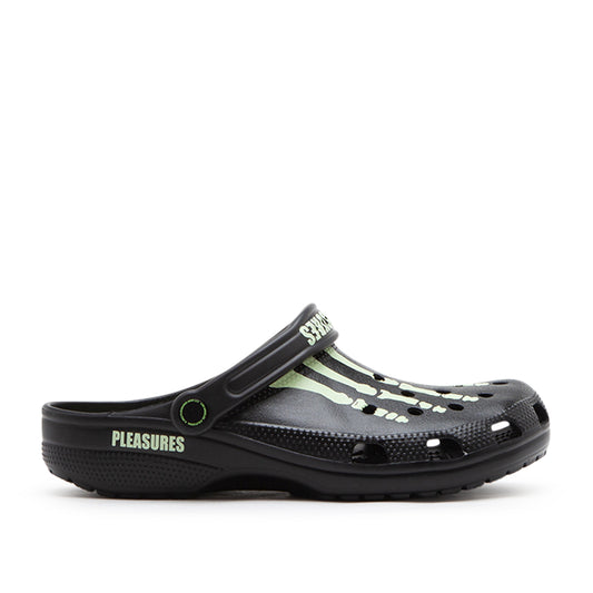 Crocs x Pleasures Classic Clog "Skeleton" (Schwarz)  - Allike Store