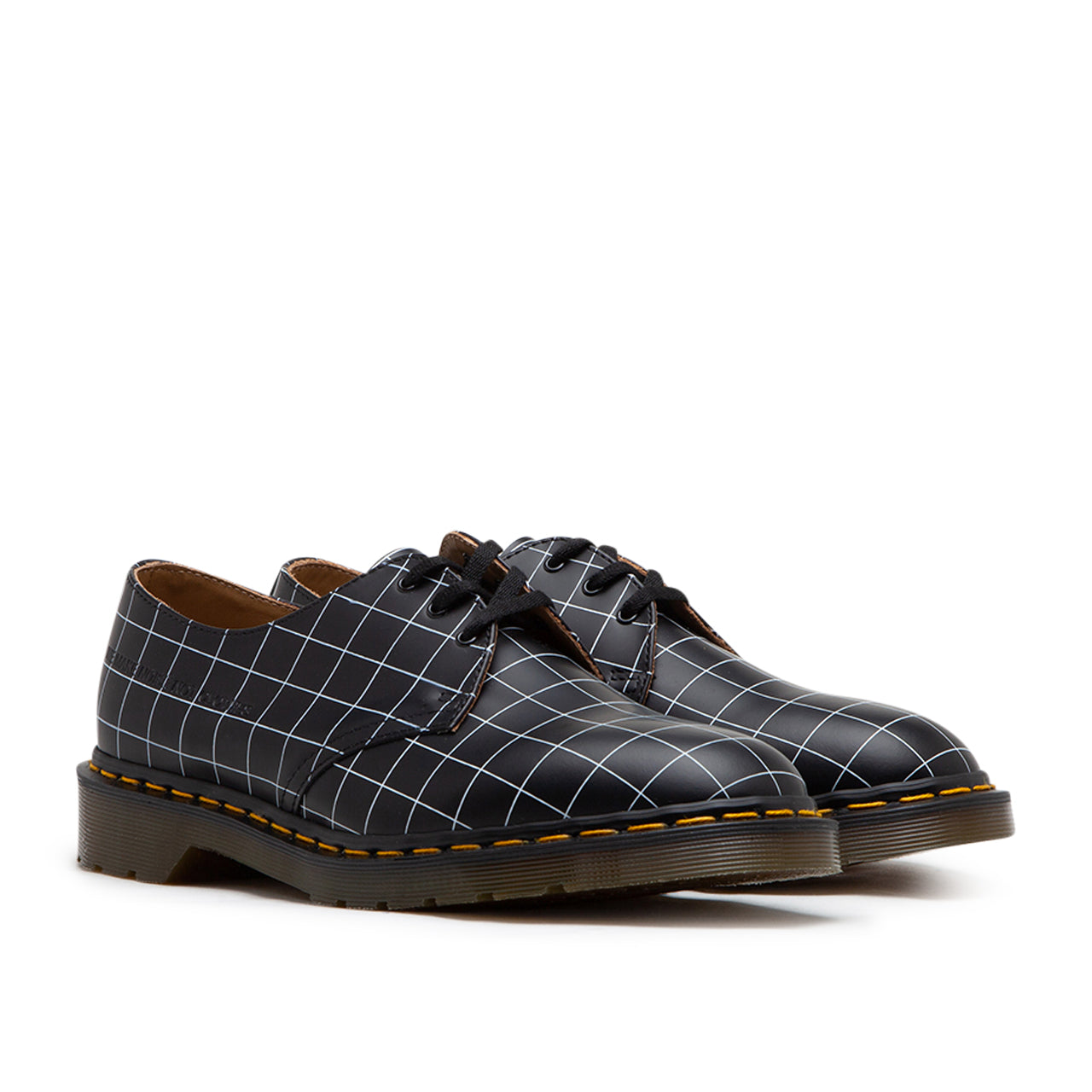Rug Dictation pit Dr. Martens x Undercover 1461 Check Smooth (Black) - Allike Store