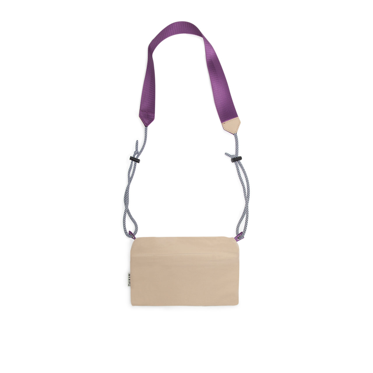 Taikan Sacoche Small Bag (Beige / Lila)  - Allike Store