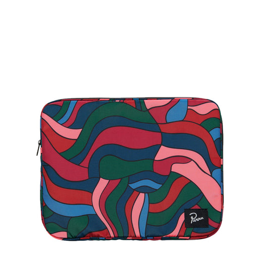 Parra Distorted Waves Laptop Sleeve (Multi)  - Allike Store
