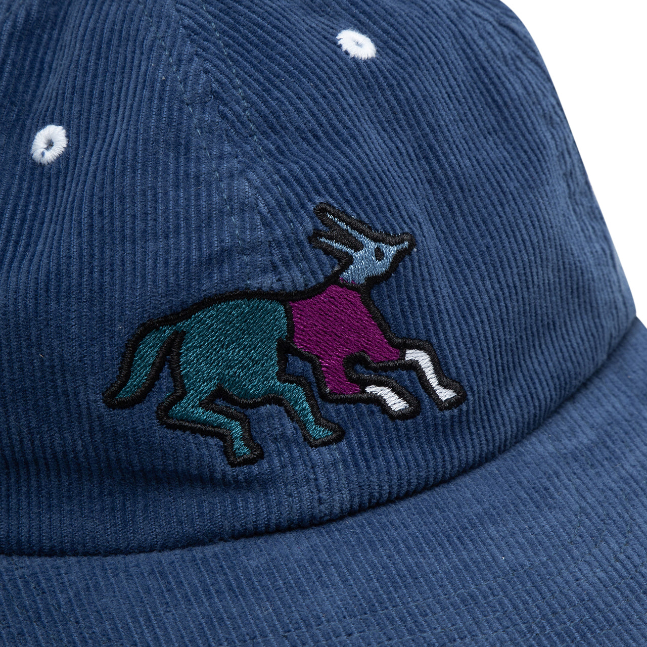 Parra Anxious Dog 6 Panel Hat (Blau)