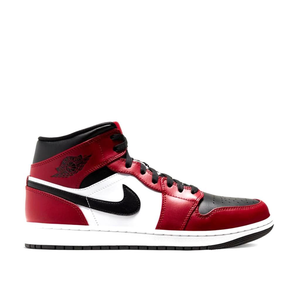 Air Jordan 1 Mid (Rot / Schwarz / Weiß)  - Allike Store