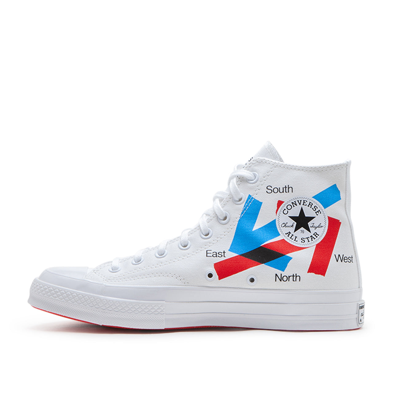 Converse x Patta Chuck 70 Hi "Experimental Jetset" (Weiß / Rot / Blau)  - Allike Store