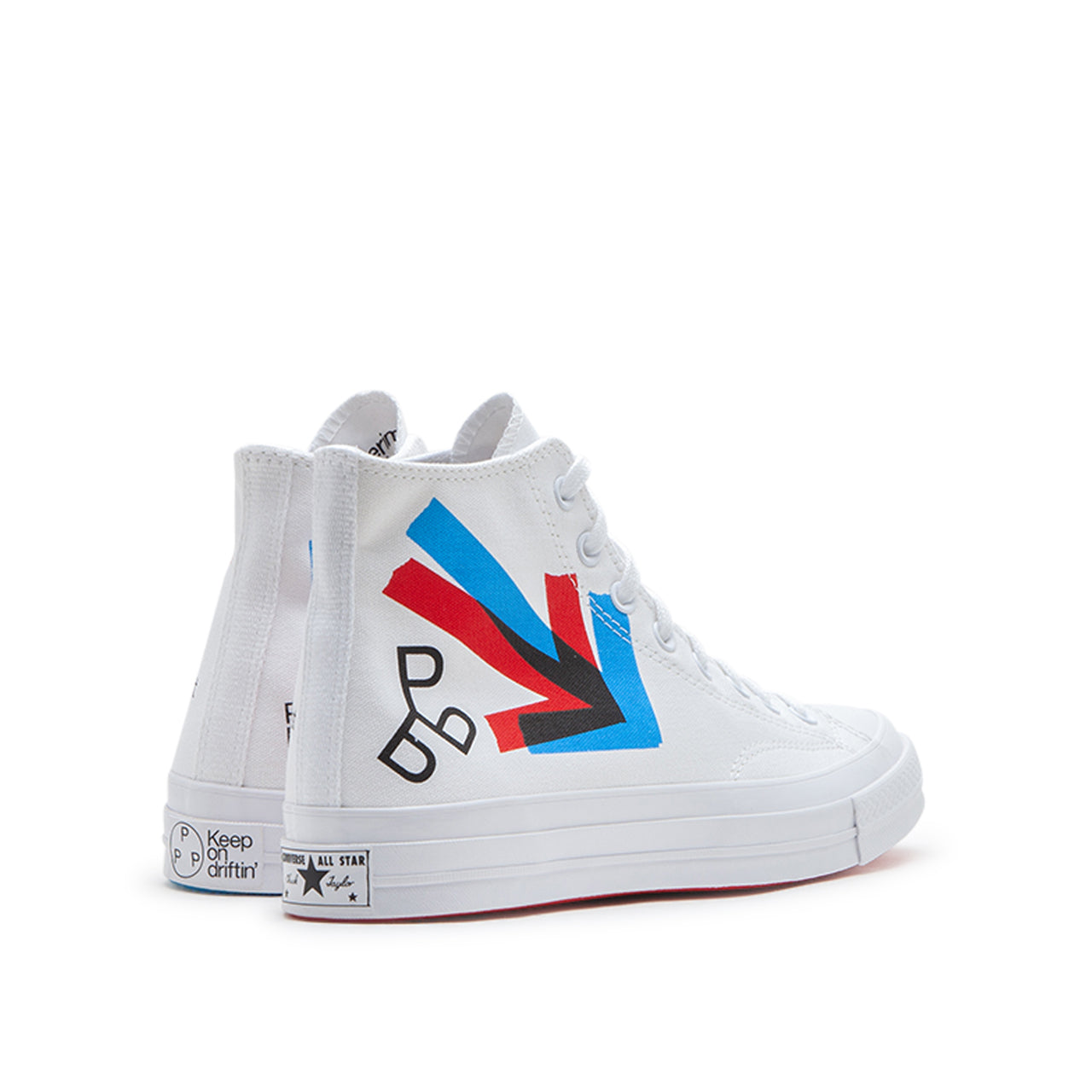 Converse x Patta Chuck 70 Hi "Experimental Jetset" (Weiß / Rot / Blau)  - Allike Store