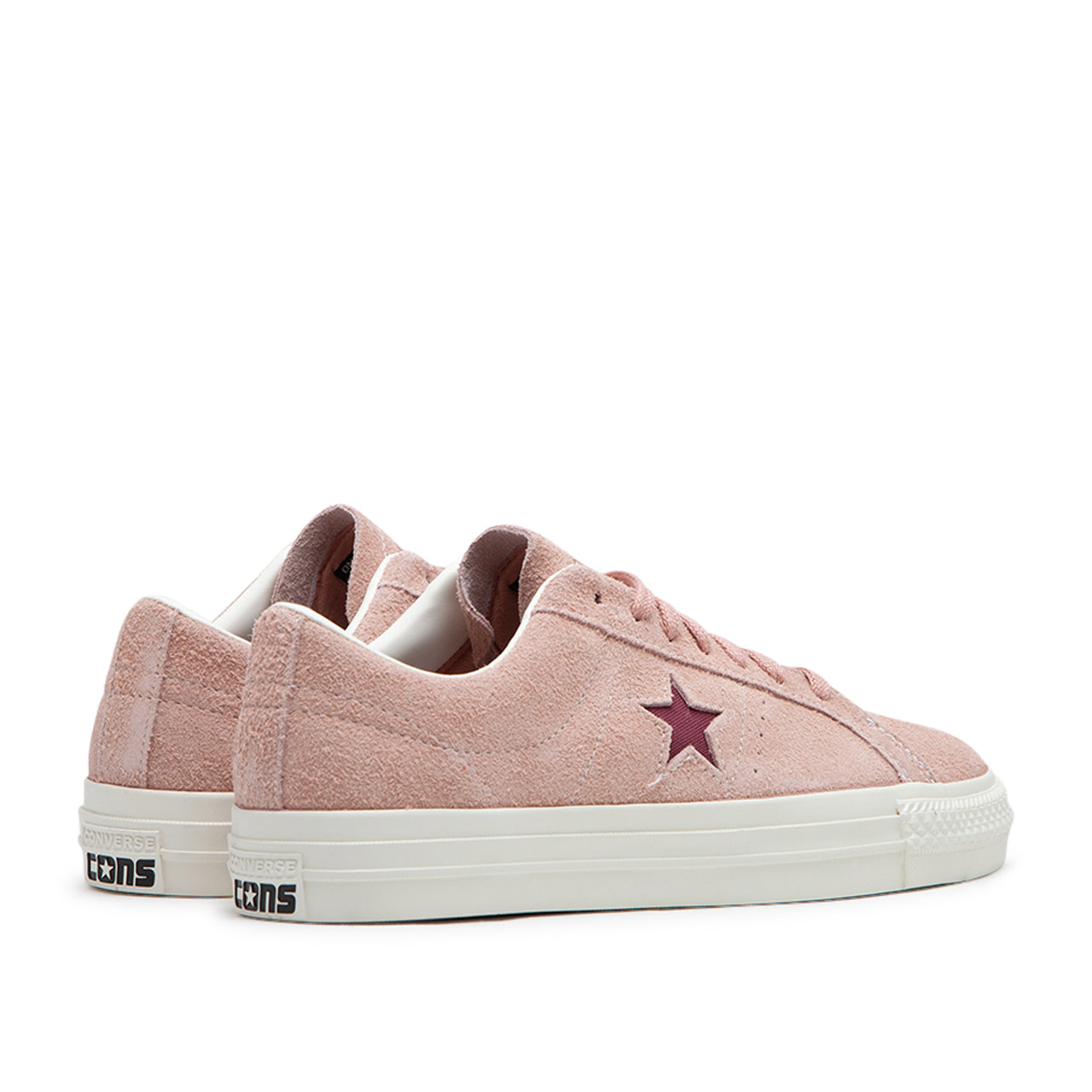 Converse One Star Pro Vintage Suede Rose White