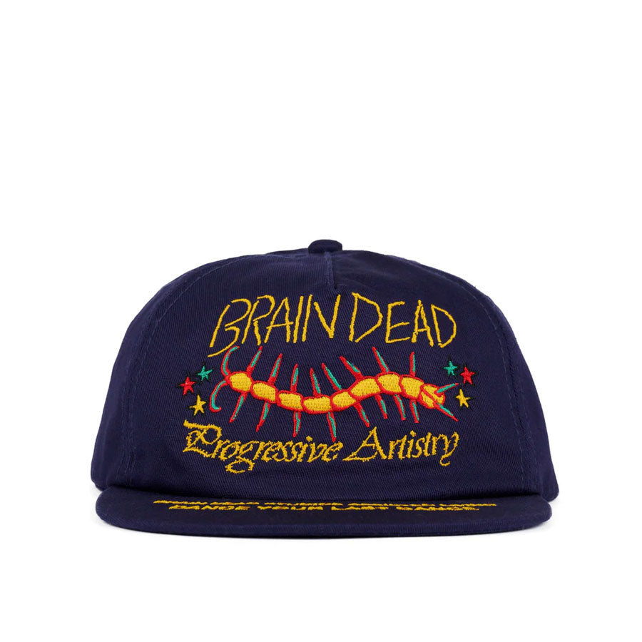 Brain Dead last Dance 5 Panel Hat (Navy)  - Allike Store