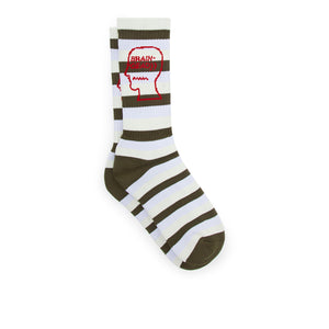 Brain Dead Striped Logo Head Sock (Multi)  - Allike Store