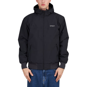 Carhartt WIP Hooded Sail Jacket (Schwarz / Weiß)  - Allike Store