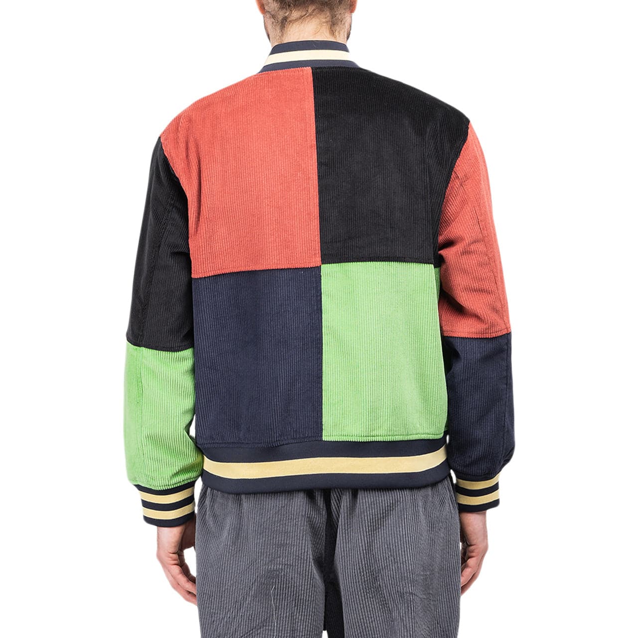 Verybrain × papier gathered jacket Insane 90s Geometric Print Zipup Bomber Jacket | Boardwalk