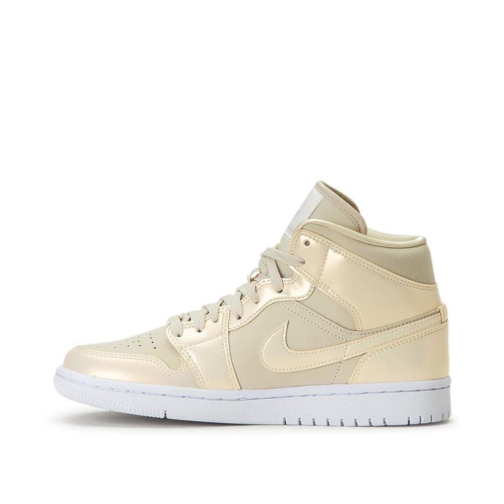 Air Jordan WMNS 1 Mid SE (Beige / Gelb)  - Allike Store