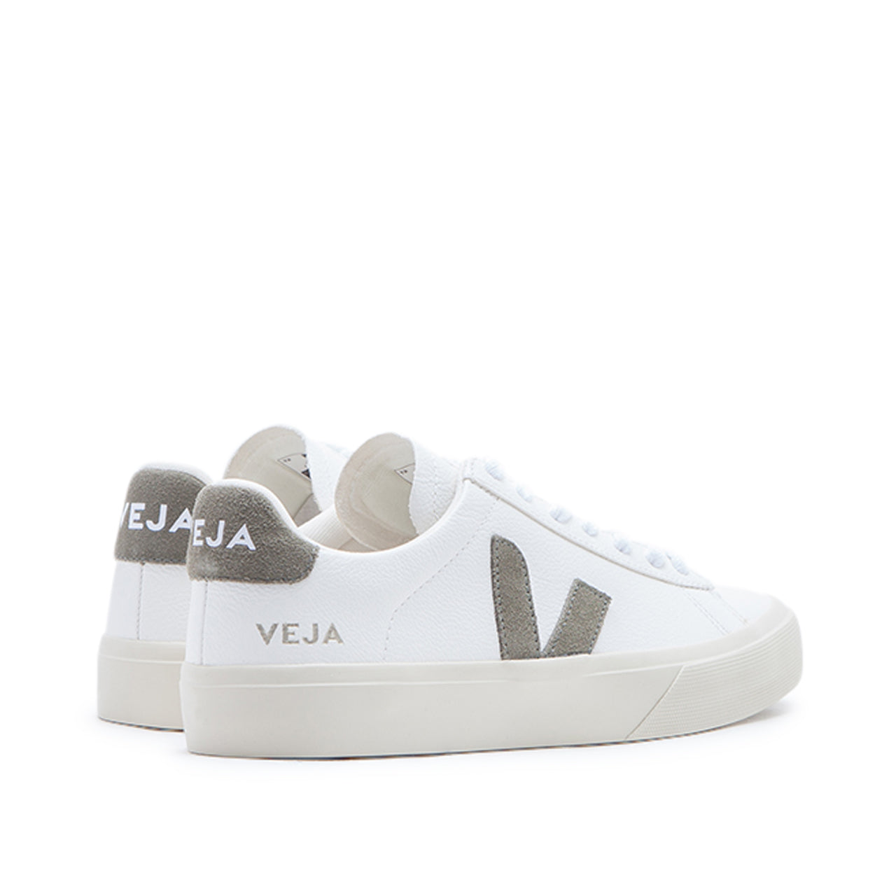 Veja WMNS Campo Chromefree Leather (Weiß / Khaki)  - Allike Store