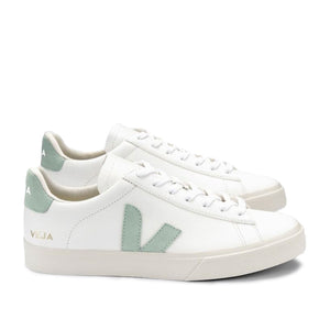 Veja Campo Chromefree Leather (Weiß / Mint)  - Allike Store