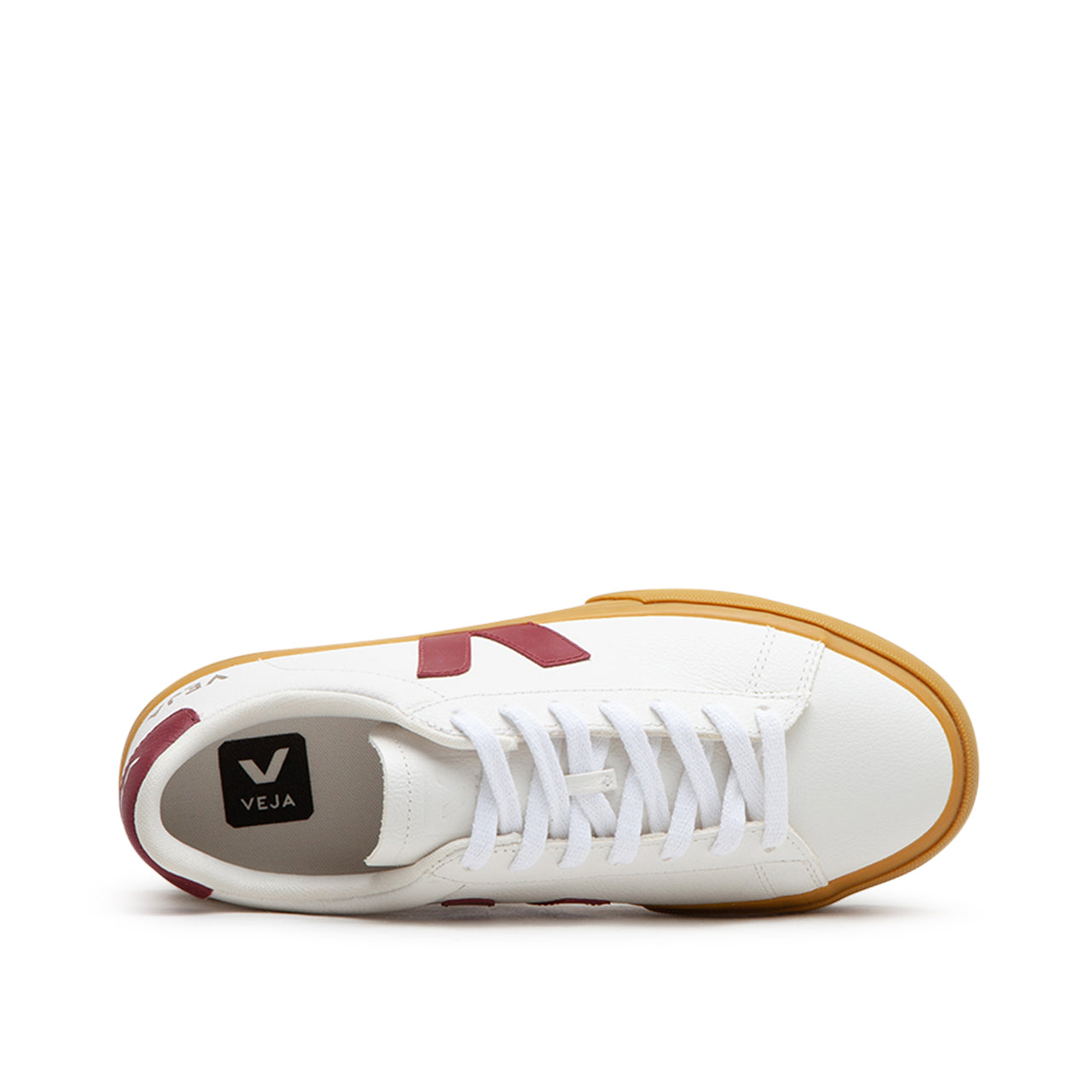 Veja WMNS Campo Chromefree Leather (Weiß / Rot)  - Allike Store