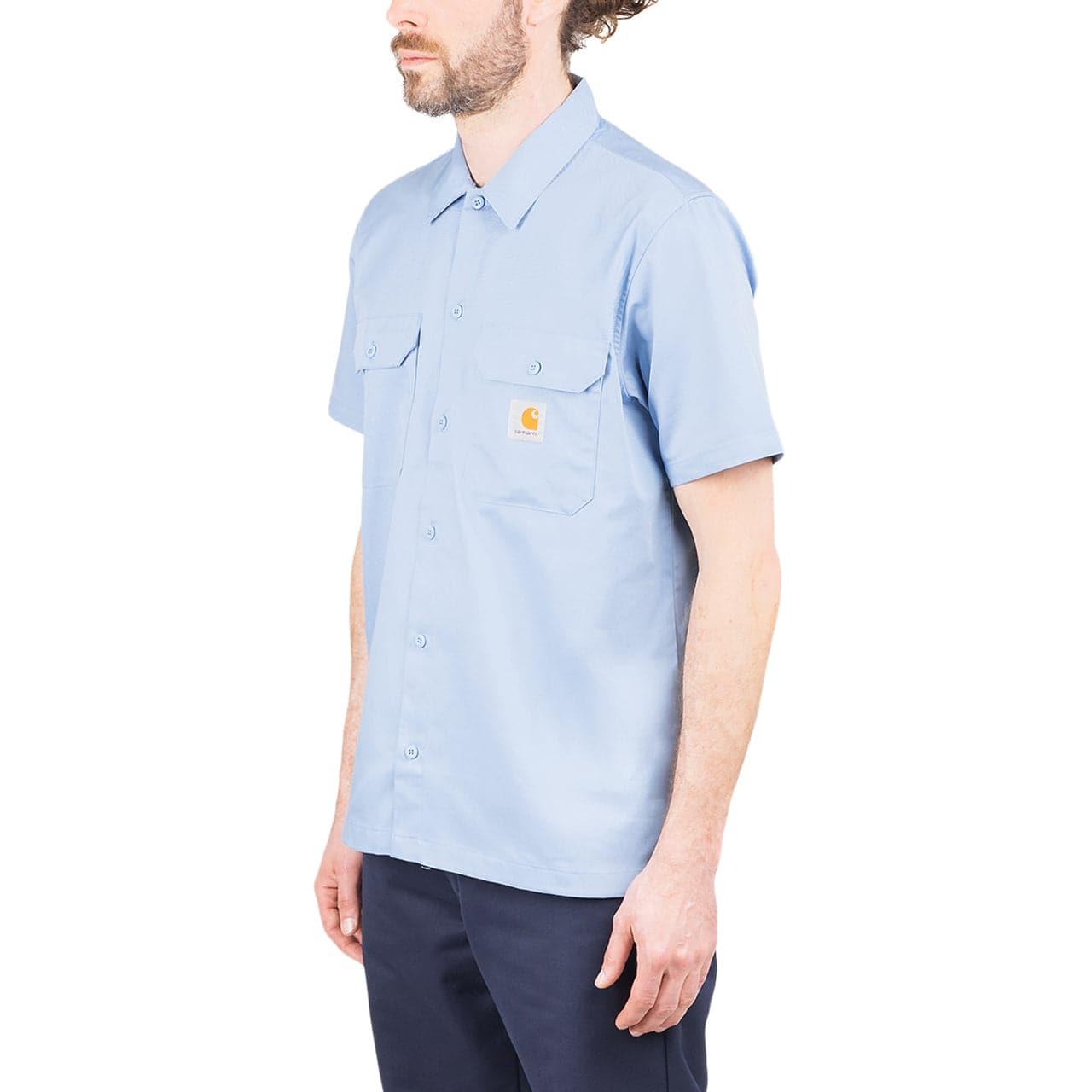 Carhartt WIP Master Short Sleeve Shirt (Blau)  - Allike Store