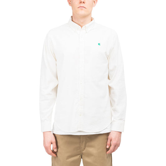 Carhartt WIP Madison Fine Cord Shirt (Cream)  - Allike Store