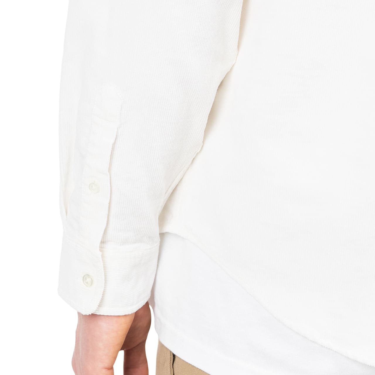 Carhartt WIP Madison Fine Cord Shirt (Cream)  - Allike Store