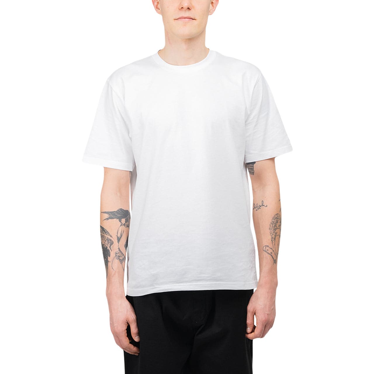 Carhartt WIP S/S Base T-Shirt (Weiß / Schwarz)  - Allike Store