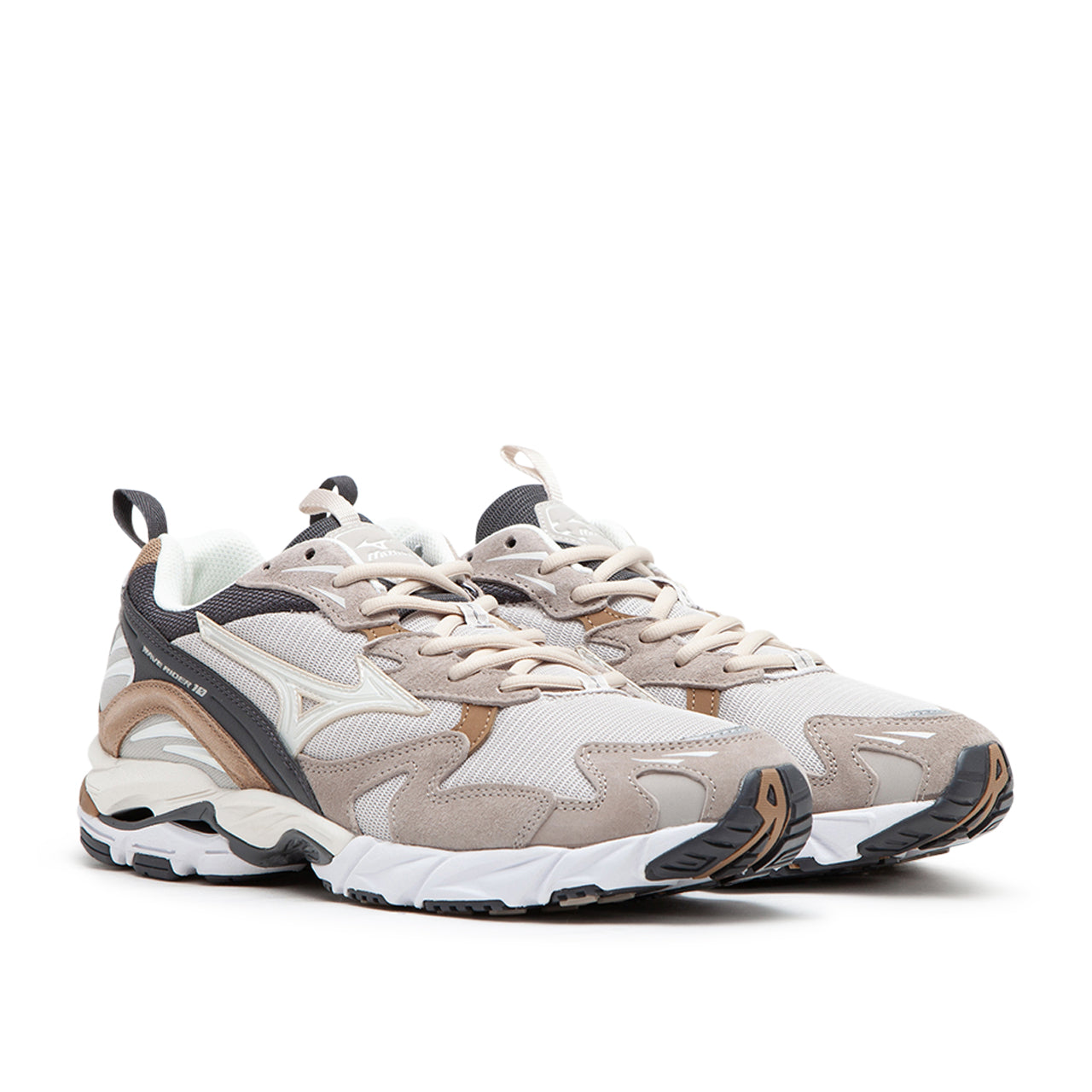 Mizuno Wave Rider 10 Premium 1st Pack "Tigers Eye" (Beige)  - Allike Store