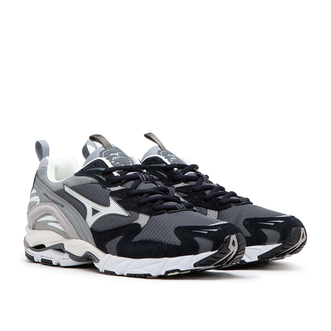Mizuno Wave Rider 10 Premium 1st Pack "Opal Gray" (Grau / Schwarz)  - Allike Store