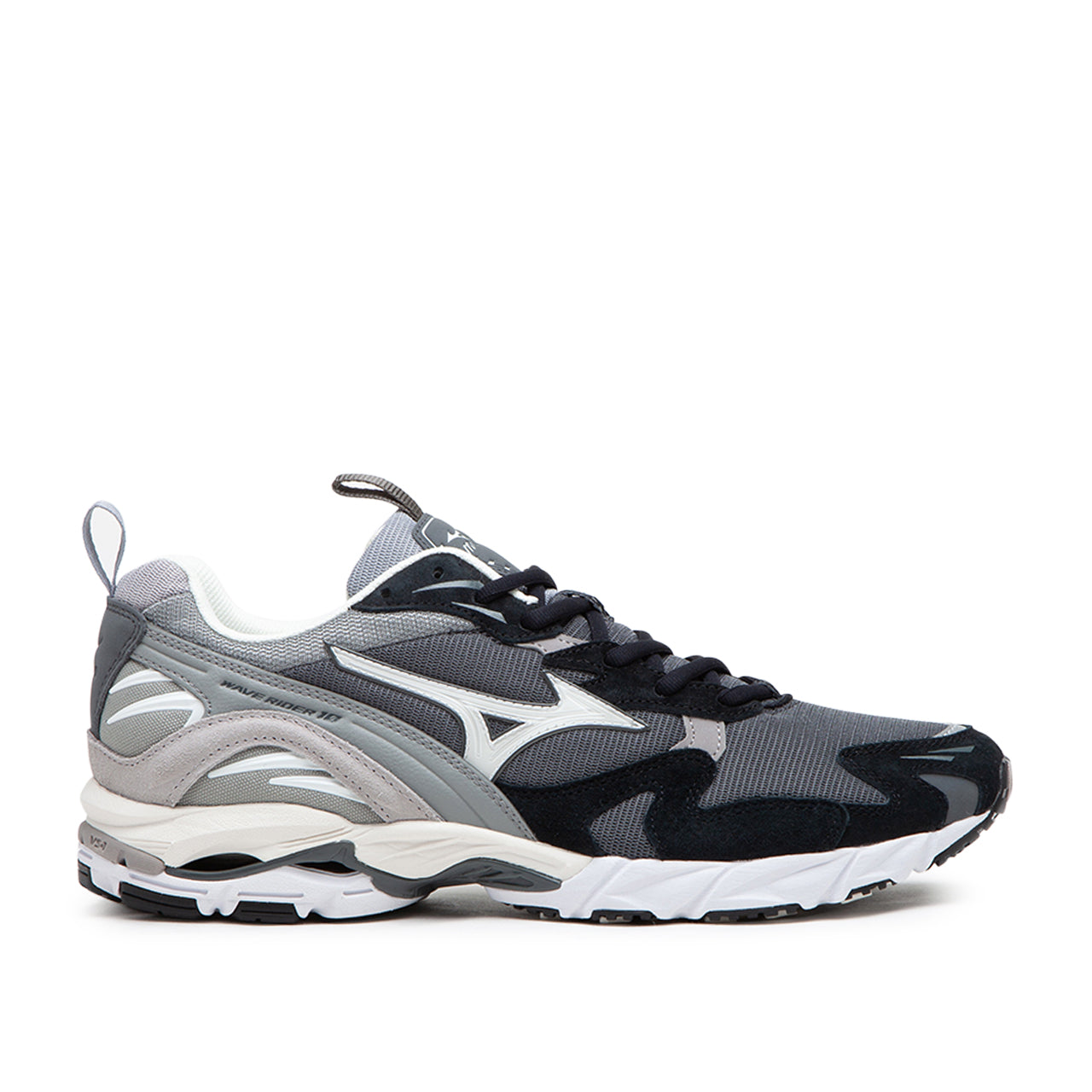 Mizuno Wave Rider 10 Premium 1st Pack "Opal Gray" (Grau / Schwarz)  - Allike Store