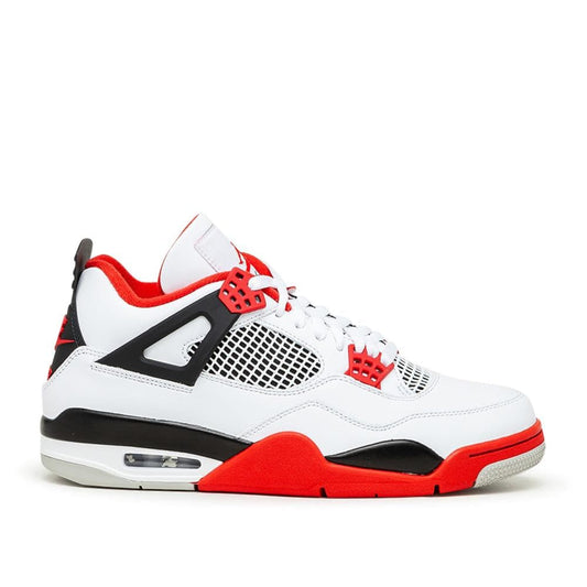 Air Jordan 4 Retro 'Fire Red' (Weiß / Rot)  - Allike Store
