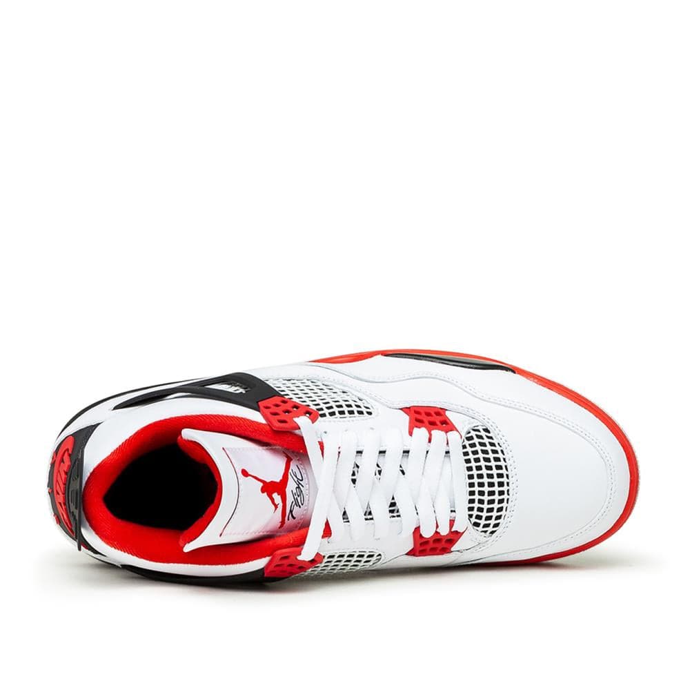 Air Jordan 4 Retro 'Fire Red' (Weiß / Rot)  - Allike Store