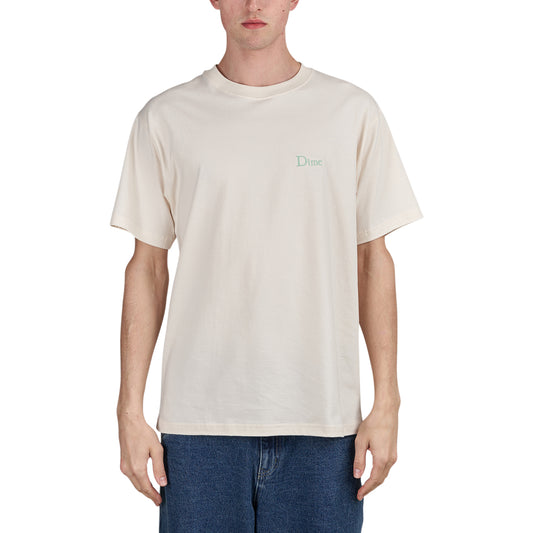 Dime Classic Small Logo T-Shirt (Weiß)  - Allike Store