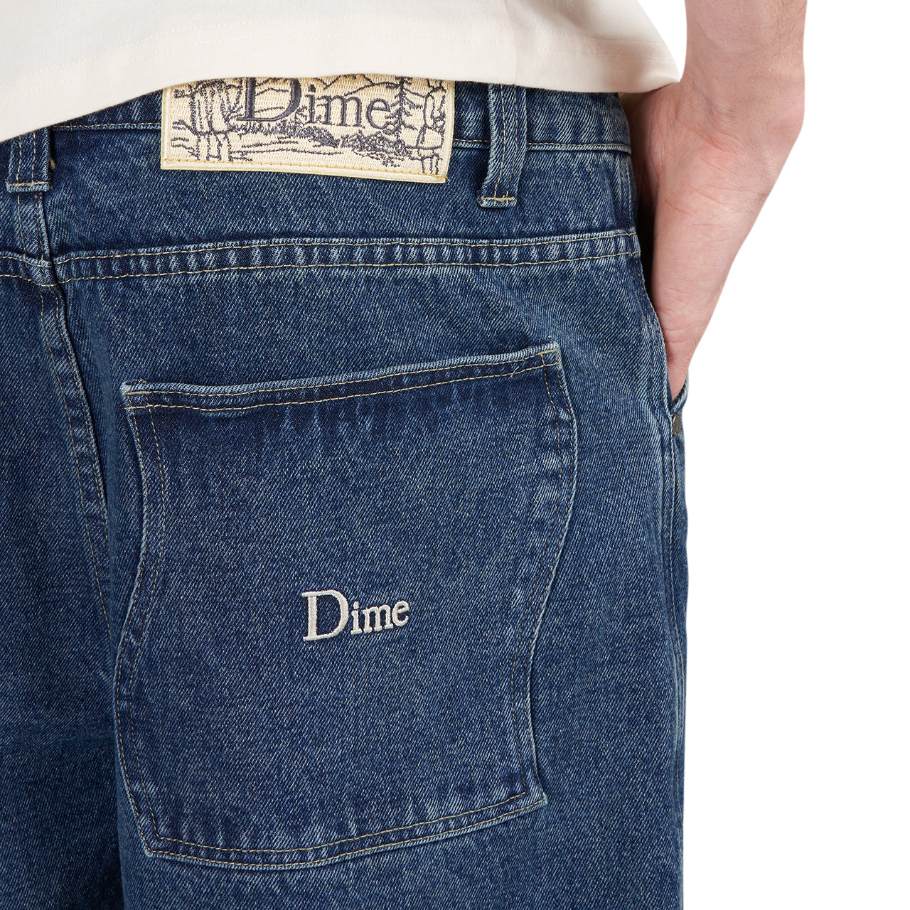Dime Baggy Denim Pants (Blau)  - Allike Store