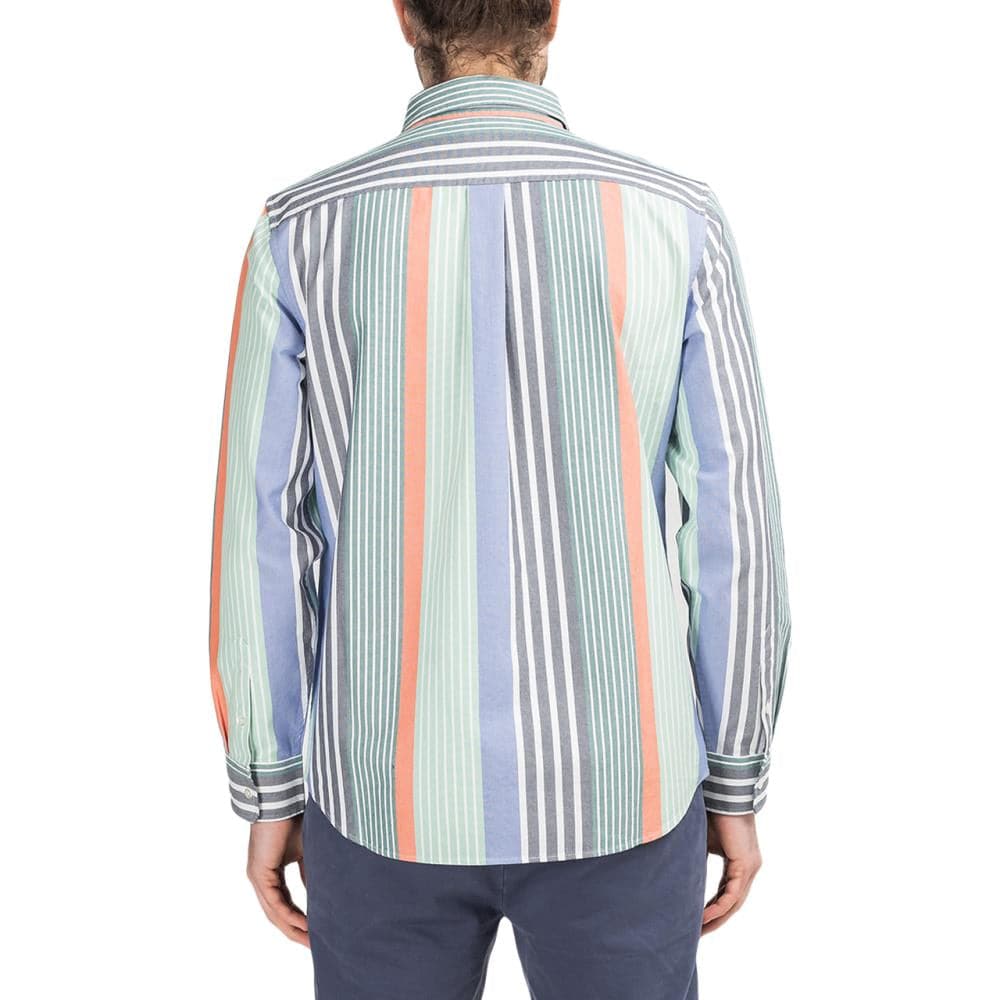 Aimé Leon Dore Thin Stripe Oxford Shirt (Multi)  - Allike Store