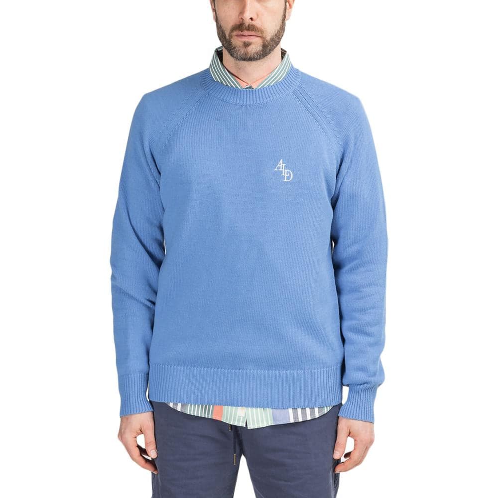 Aimé Leon Dore Classic Raglan Crew Knit Sweater (Blau)  - Allike Store