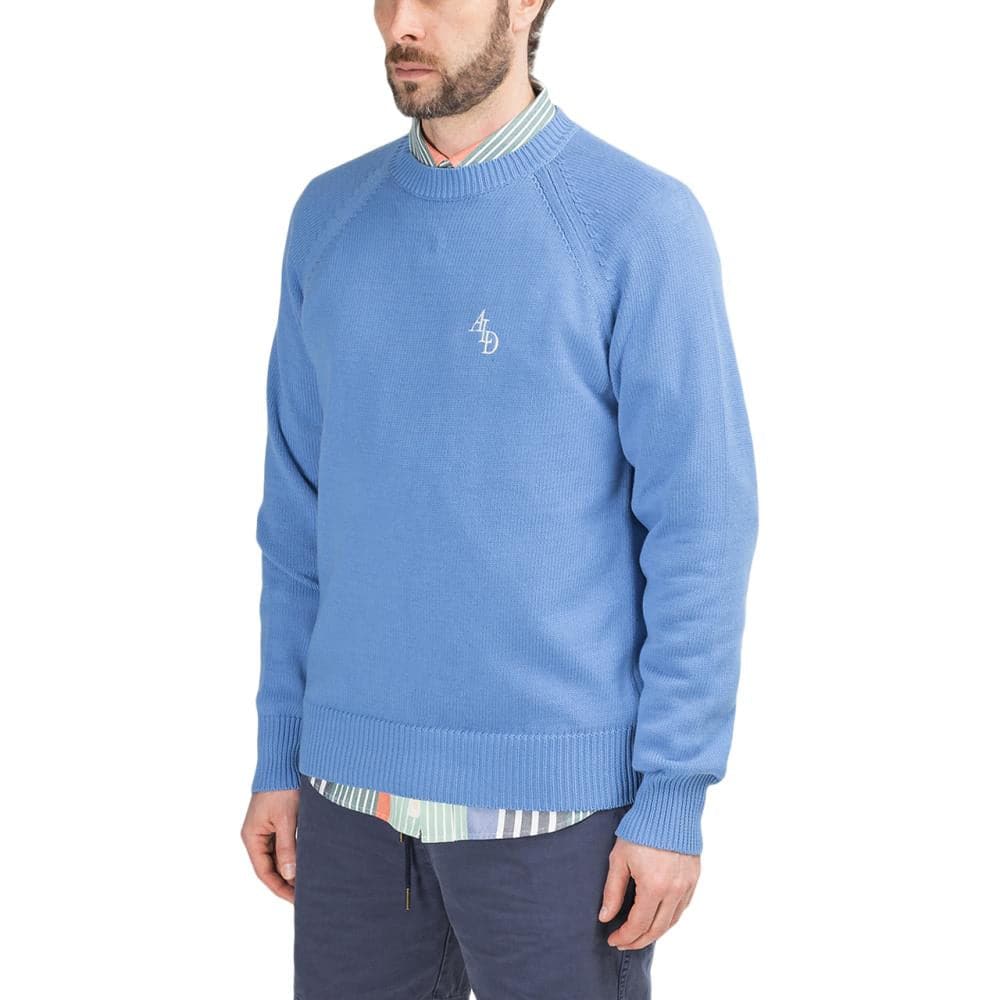 Aimé Leon Dore Classic Raglan Crew Knit Sweater (Blau)  - Allike Store