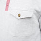 Aimé Leon Dore Half Button Sweatshirt (Hellgrau)  - Allike Store