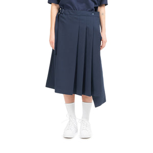 adidas Y-3 W Classic Refined Wool Stretch Skirt (Navy)  - Allike Store