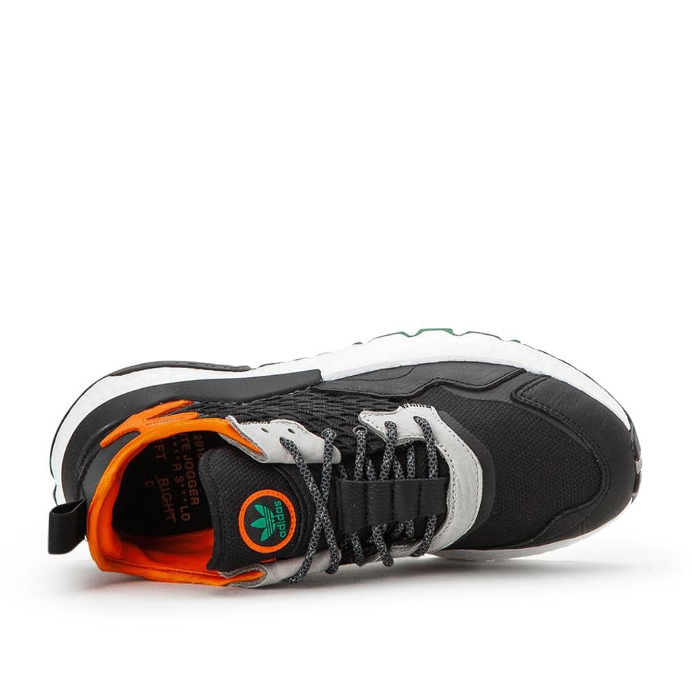 adidas Nite Jogger Schwarz Grau Orange EE5549 Allike Store