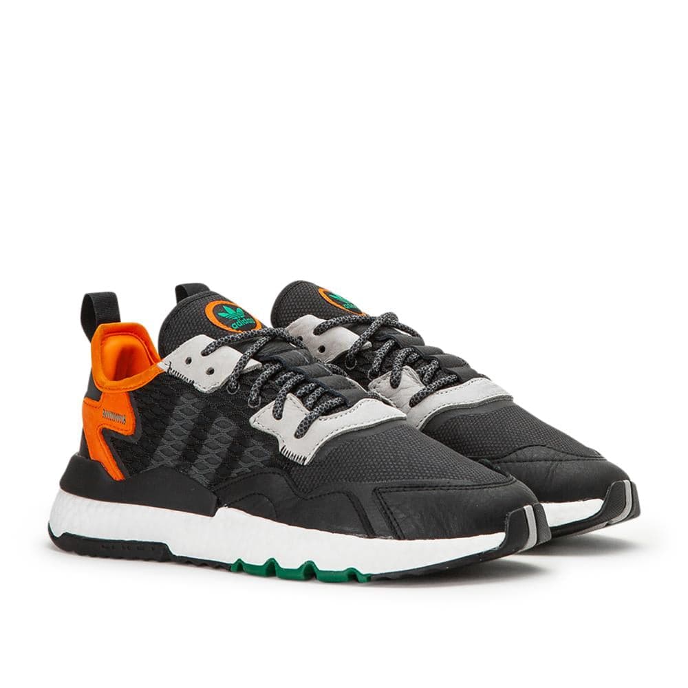 Adidas fashion nite jogger grau orange