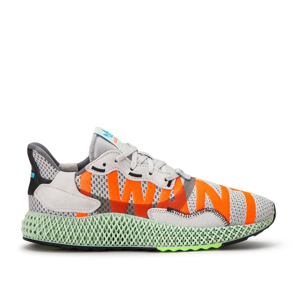 adidas ZX 4000 4D 'I Want I Can' (Grau / Rot / Blau)  - Allike Store