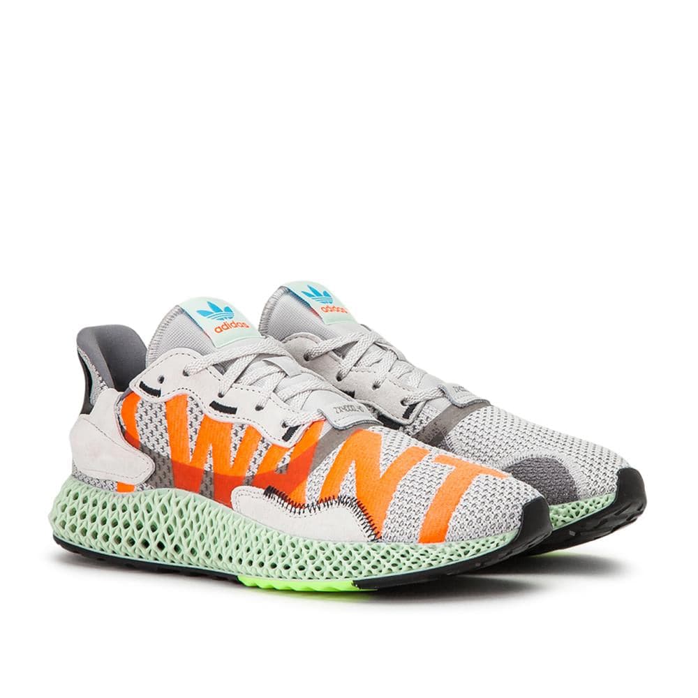 adidas ZX 4000 4D 'I Want I Can' (Grau / Rot / Blau)  - Allike Store