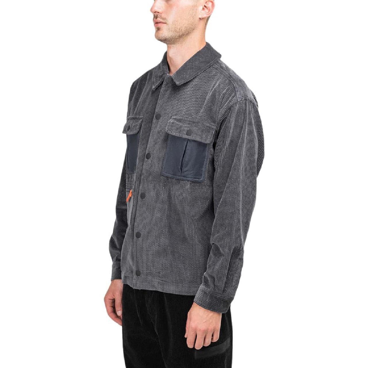 Brain Dead Adapt / Survive Climber Shirt (Dunkelgrau)  - Allike Store