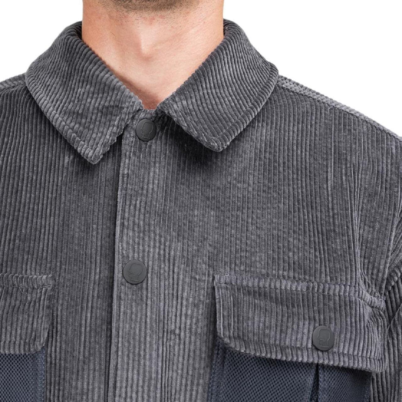 Brain Dead Adapt / Survive Climber Shirt (Dunkelgrau)  - Allike Store