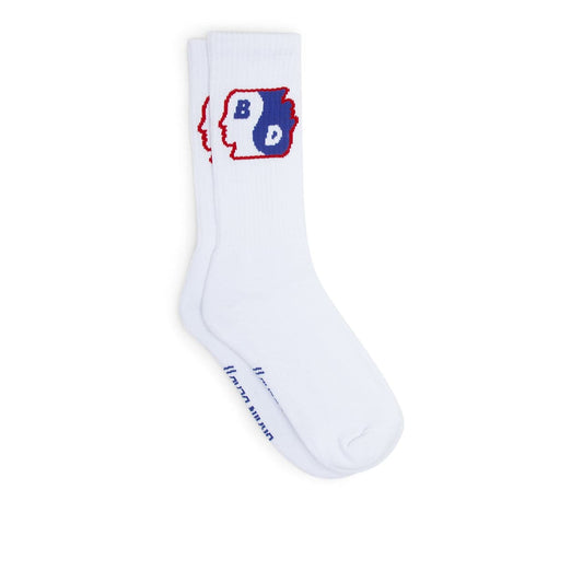 Brain Dead Ying Yang Socks (Weiß)  - Allike Store