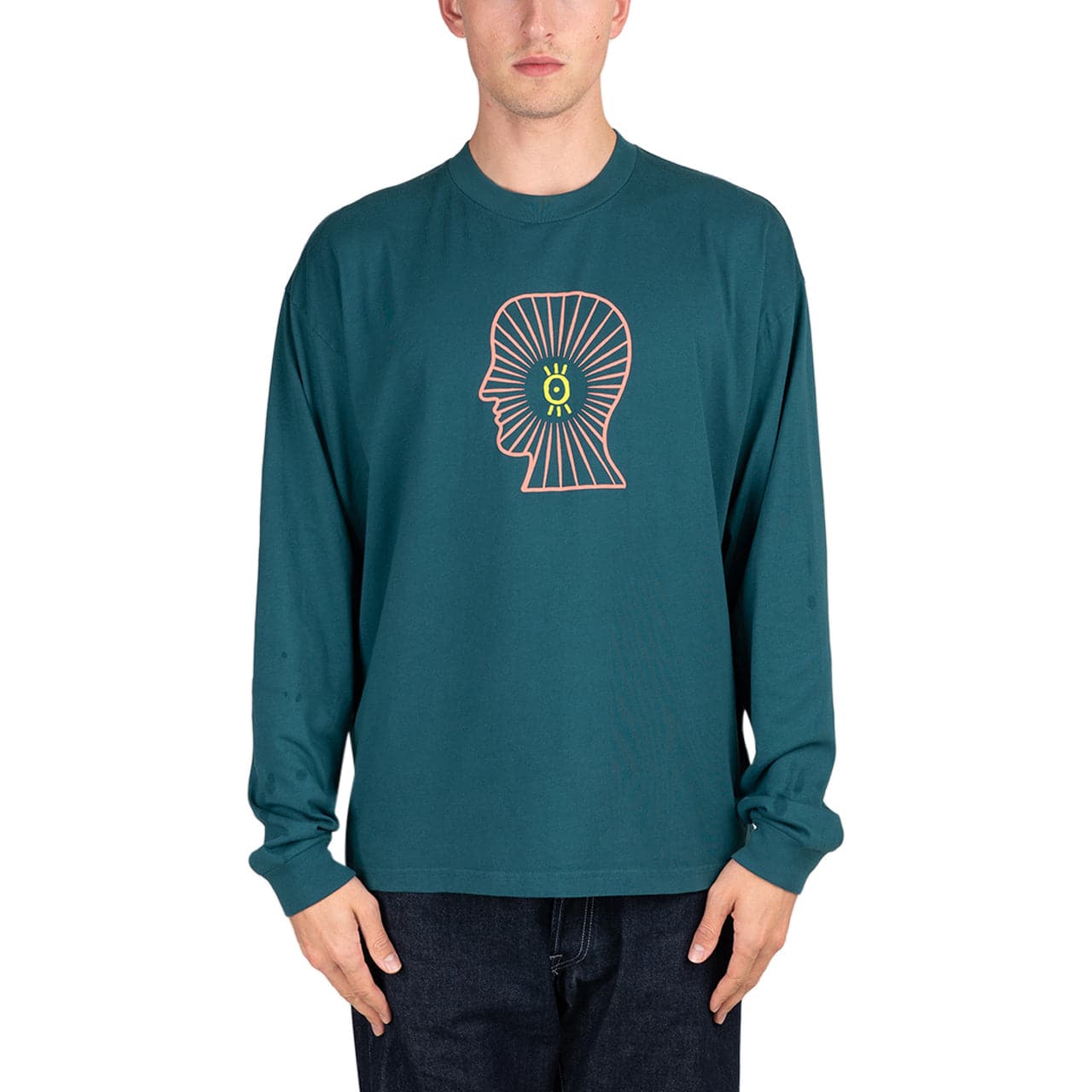Brain Dead Visions Club Long Sleeve (Türkis)  - Allike Store