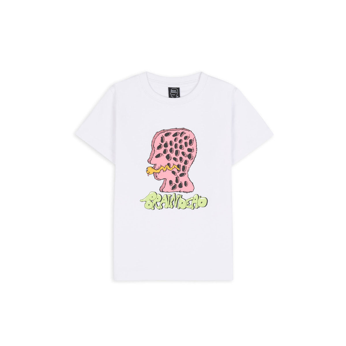 Brain Dead Worm Hole Kids T-Shirt (Weiß)  - Allike Store