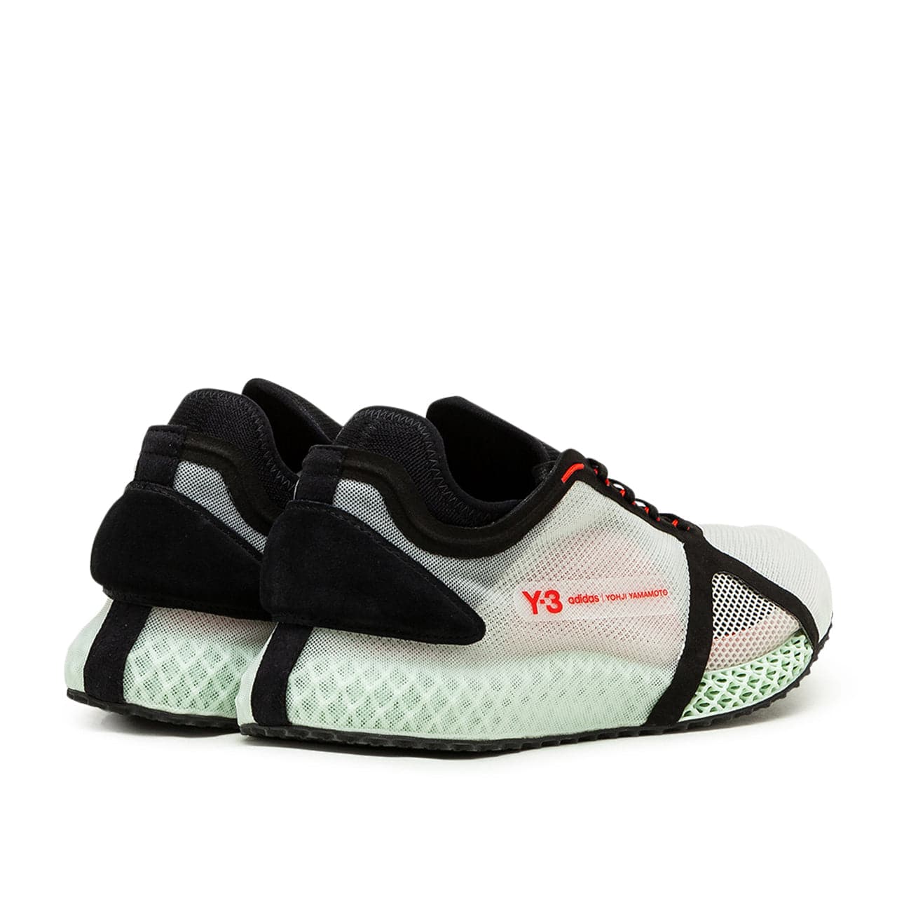 adidas Y-3 Runner 4D IOW (Grau / Schwarz / Rot)  - Allike Store