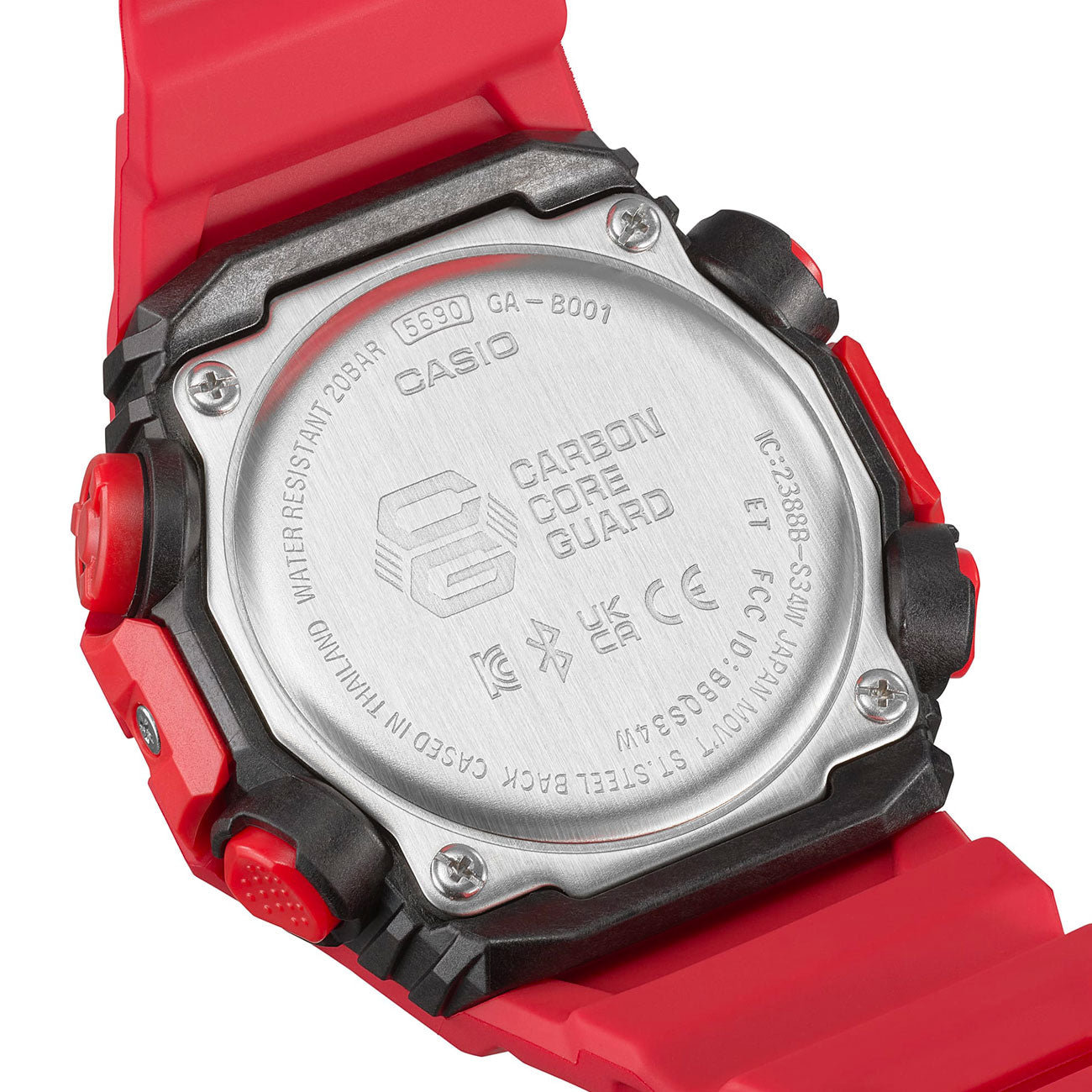 G shock 2024 red back